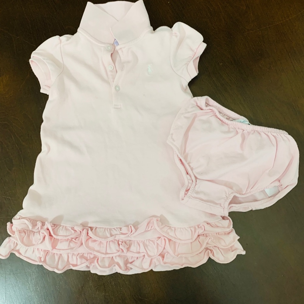 Toddler girl Ralph Lauren pink dress